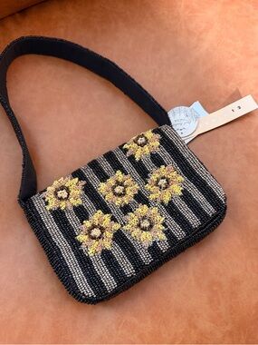 Viral TJ Maxx Beaded Sunflower Bag Made in India Colorful TikTok Trend Purse